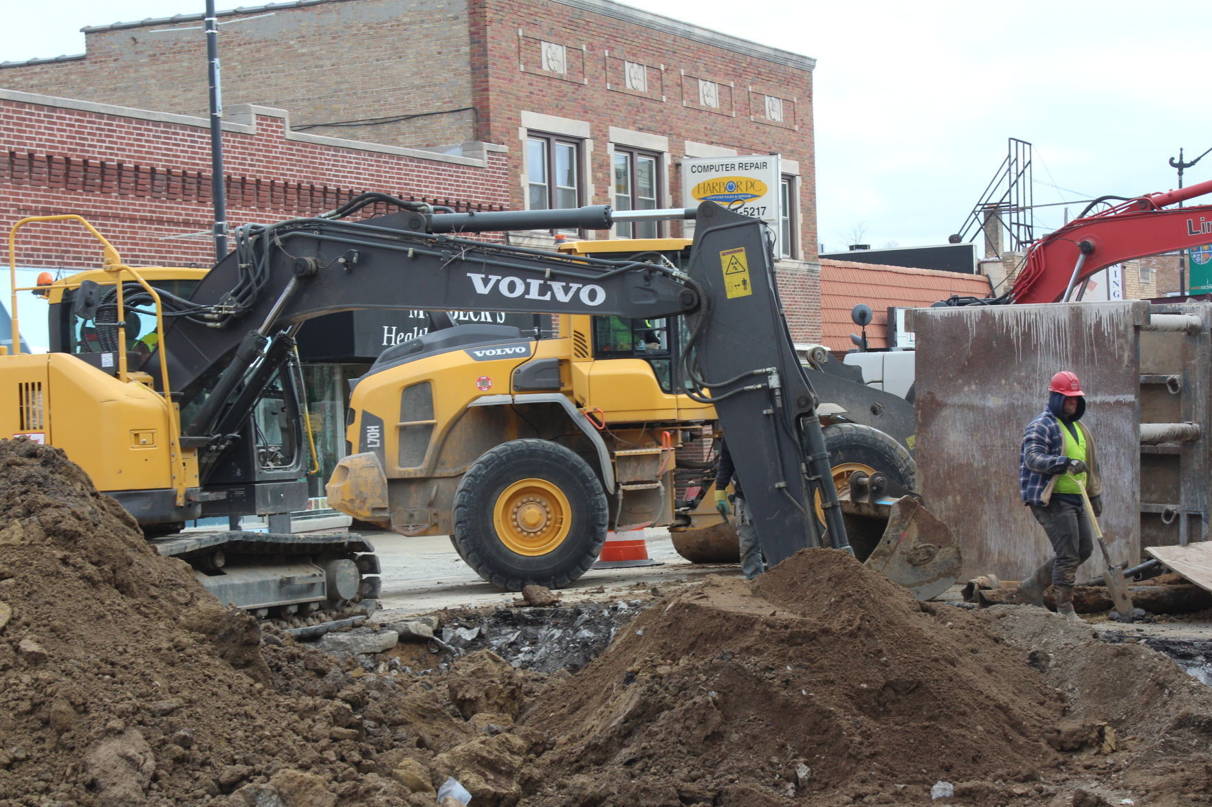 Digging down